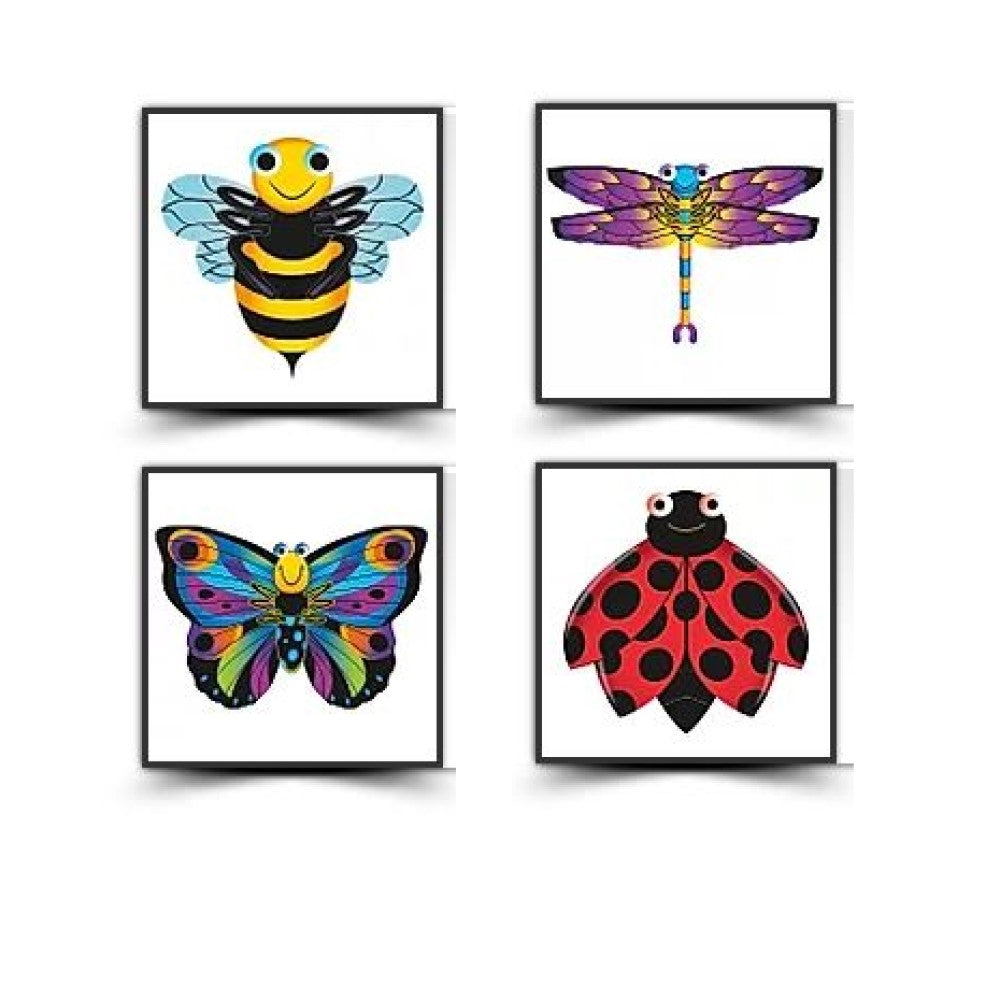 X-Kites Sky Bugzz Nylon Kite - Tails, Handle, Line Included - YoYoSam