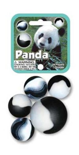 Mega Marbles Themed Marbles- 24 Player Marbles (5/8'') - 1 Shooter (1'')- - YoYoSam