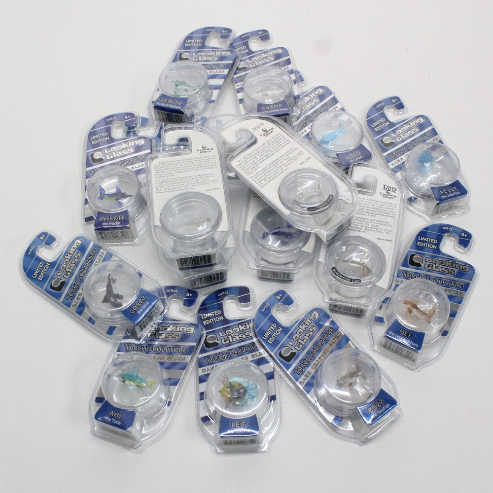 Looking Glass Limited Edition Torch Sculptures - Mini Glass Sculpture - Hand Crafted Glass - YoYoSam