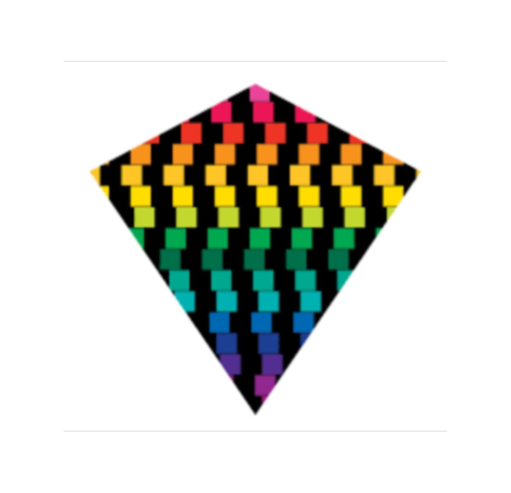 X Kites ColorMax® 25" Nylon Kite - Sky Tails, Handle & Line Included! - YoYoSam