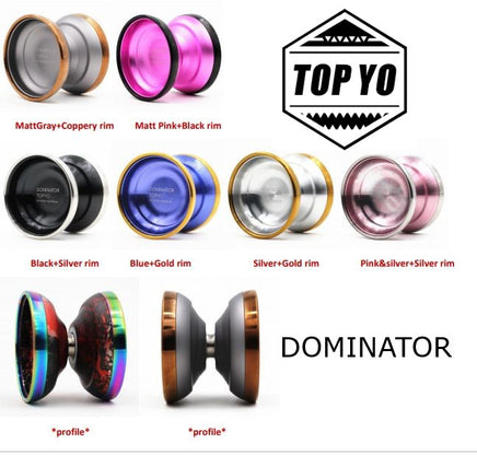 TOP YO Dominator Yo-Yo - Aluminum with Stainless Steel Rims - Lin Junyi Signature Model - YoYoSam