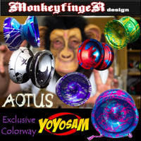 MonkeyfingeR Aotus YoYo - High Performance Aluminum Yo-Yo - Will Hahn Signature - YoYoSam