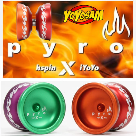 iYoYo x hspin pyro X Yo-Yo - 7075 Aluminum- Modern Legendary YoYo - YoYoSam