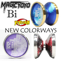 MAGICYOYO Bi ''Bismuth'' Yo-Yo - Aluminum with Stainless Steel Rim - Bi-Metal YoYo