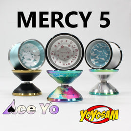 Ace Yo Mercy 5 Yo-Yo - 6061 Aluminum with Stainless Steel Rings -Bi-Metal YoYo