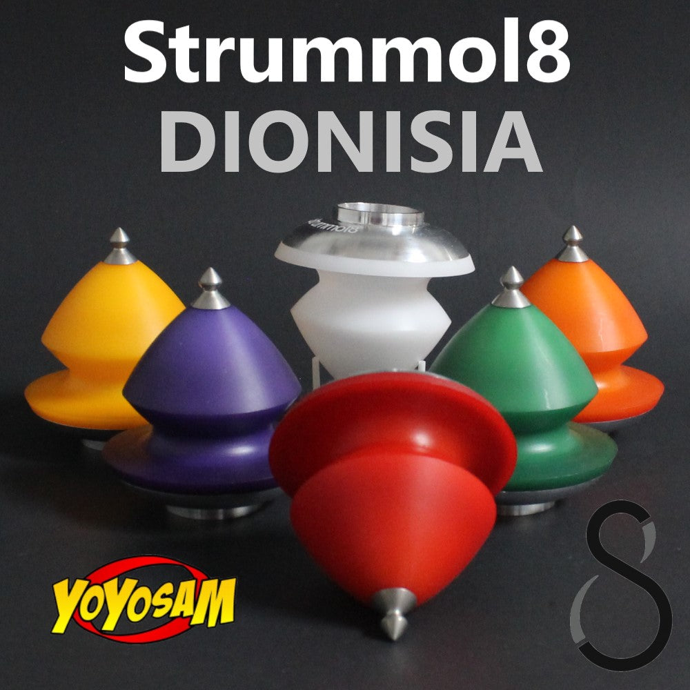Strummol8 Dionisia Spin Top POM with Aluminum Spinning Top YoYoSam