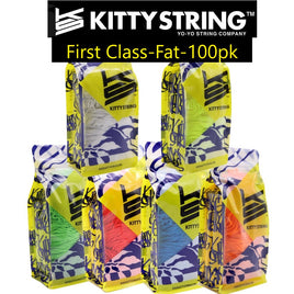 Kitty String First Class 100 Pack Yo-Yo String - Fat YoYo String