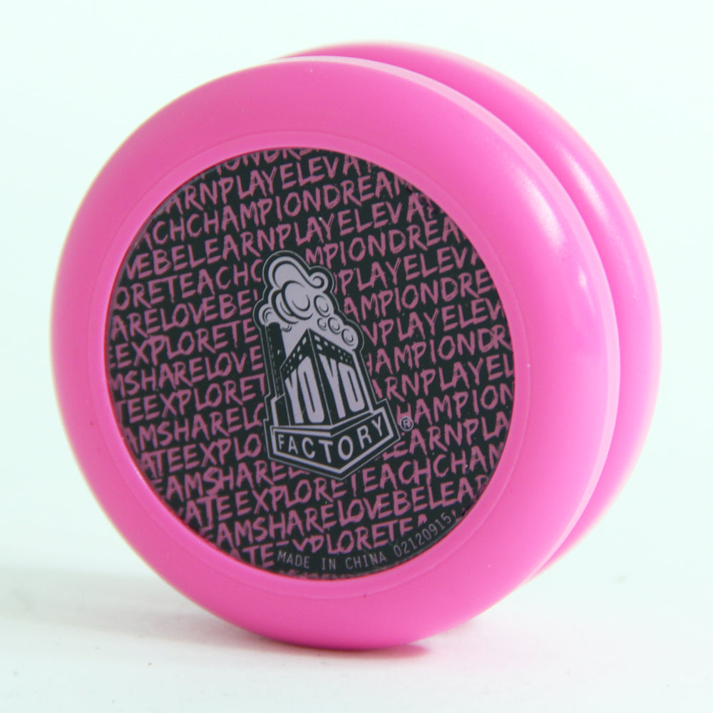 YoYoFactory Loop 360 Yo-Yo Rose - Idéal Débutants Avec Roulement à Billes Et Instructions