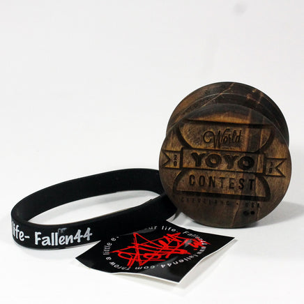 Fallen44 x YoYoSam 2019 World Yo-Yo Contest Ambrosia Maple YoYo with Hard Maple Axle - YoYoSam