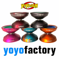 YoYoFactory Czech Point Pivot Yo-Yo- POM Fingerspin Cap- Metal YoYo