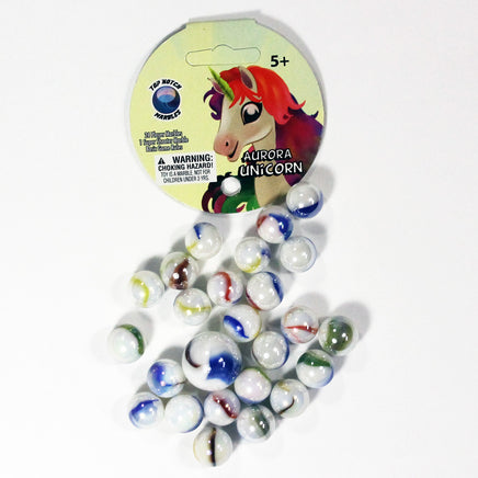 Mega Themed Marbles by Glasfirma - 24 Player Marbles (9/16'') - 1 Shooter (7/8'') - YoYoSam