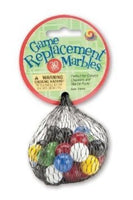Mega Games Glass Marbles - Replacement Marbles for Chinese Checkers - [Set of 30], Standard Size