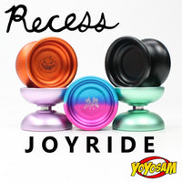 RECESS Joyride YO-YO - Aluminum YOYO - Fingerspin Dimple- Smooth Blasted Finish-
