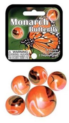 Mega Marbles Themed Marbles- 24 Player Marbles (5/8'') - 1 Shooter (1'')- - YoYoSam