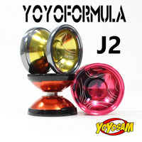 YOYOFORMULA J2 Yo-Yo - Mono-Metal Wide YoYo with Bi-Metal Look