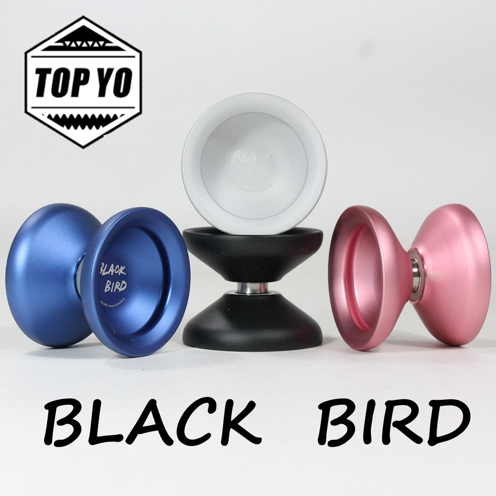 TOP YO Black Bird Yo-Yo - 7003 Aluminum YoYo - Collaboration