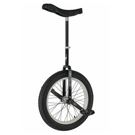 Impact 19'' Athmos Unicycle BLACK- White Rims - Ready to Ride Trials Package - High Performance Unicycle