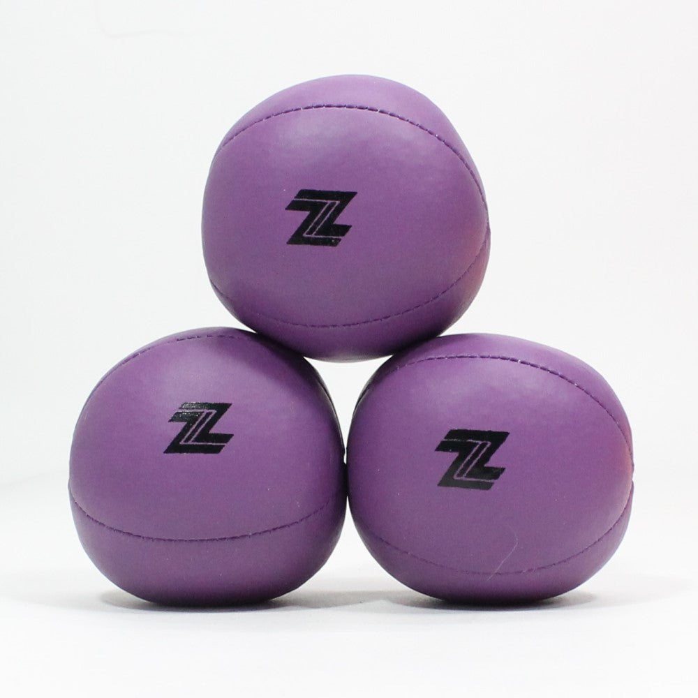 Zeekio Nova Juggling Ball Set - Stretch Bean Bag 4 Panel 120g Ball