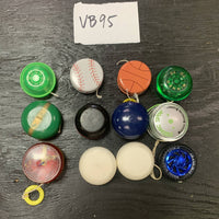 Vintage Lot of Advertising, Beginner, Novelty Yo-Yos -Various styles and colors