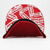 Duncan Yo-Yo Logo Fitted Baseball Cap - New Era Hat with Duncan Logo on Front and Underside of Brim - YoYoSam