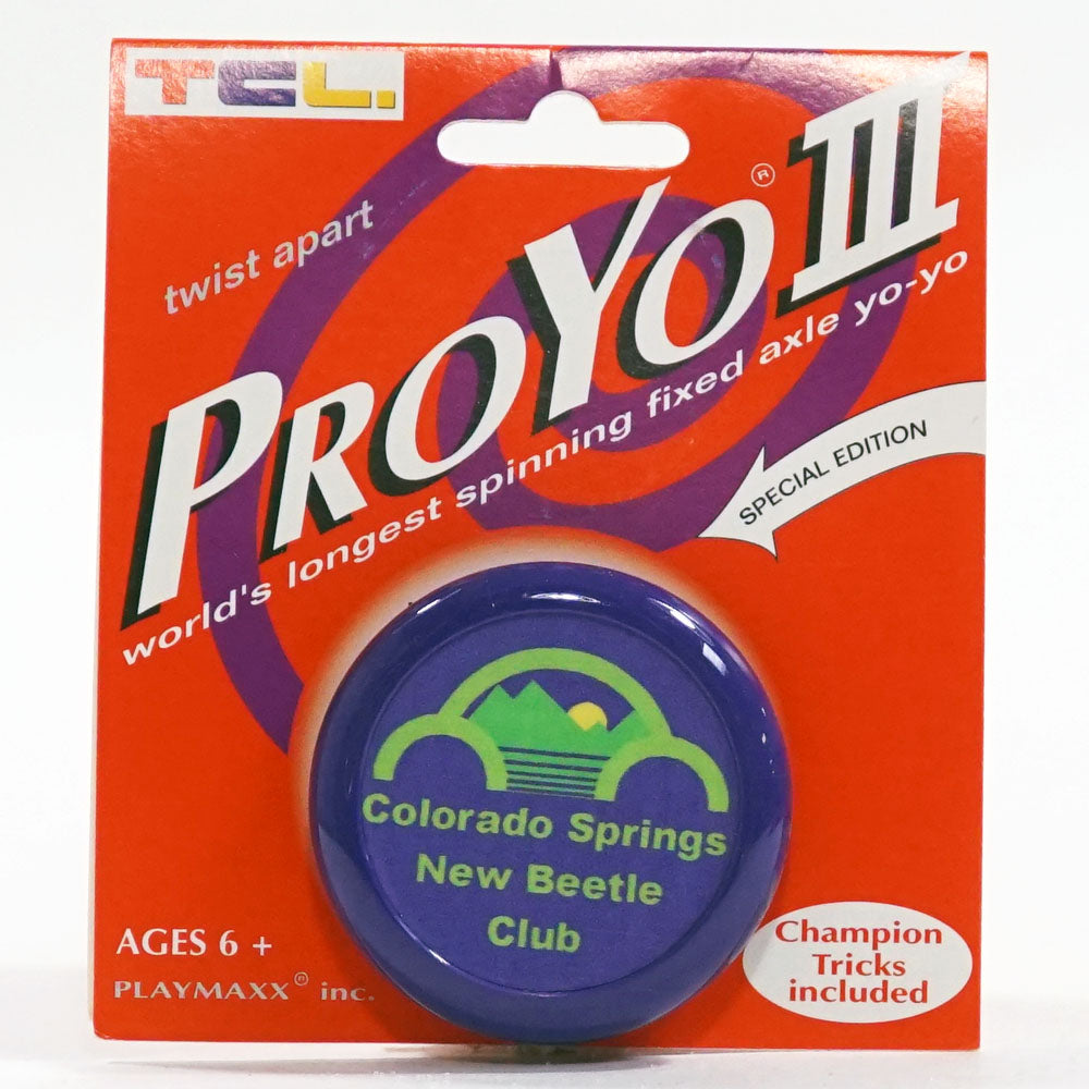 Spring Yoyo ProYo III Special Edition RARE YoYoSpin Colorado Springs New Beetle Cl ...