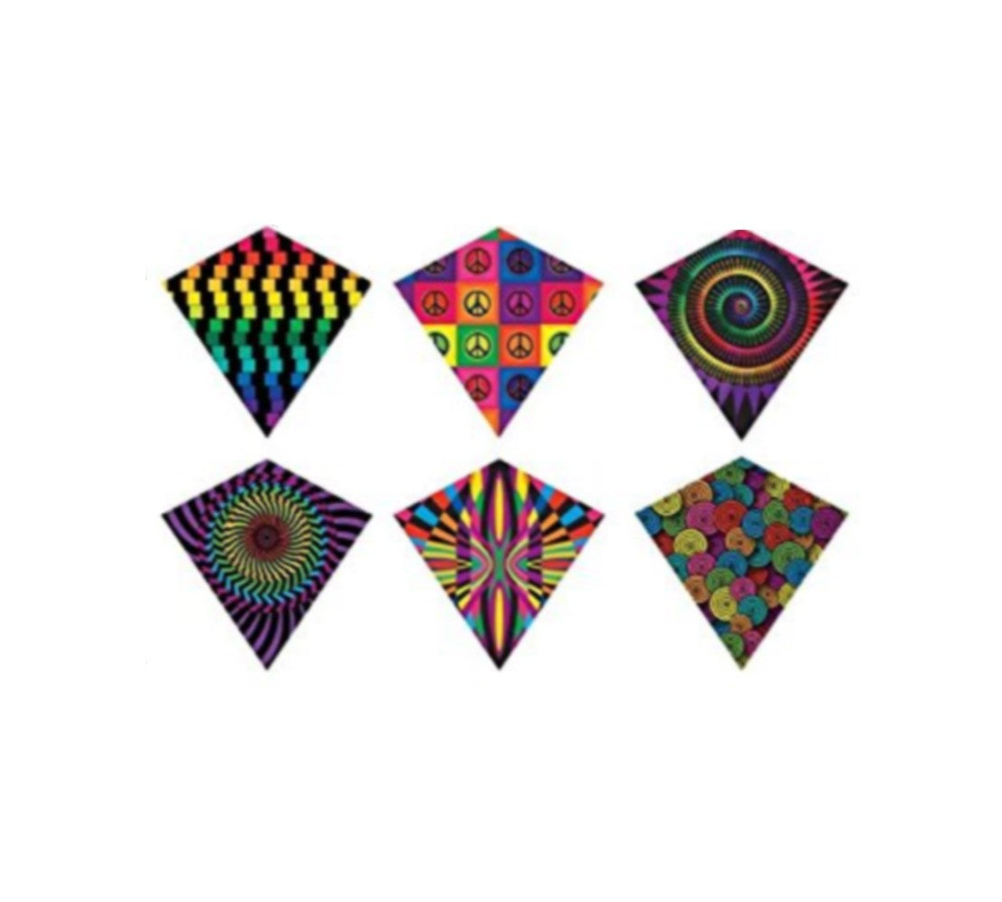 X Kites ColorMax® 25" Nylon Kite - Sky Tails, Handle & Line Included! - YoYoSam