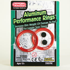 Duncan Aluminum Performance Rings or Weight Rings for Your Yo-Yo - YoYoSam