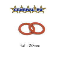 GENERAL-YO Response Yo-Yo Pads - Gen Pad 19mm Pad, Hat Pad 20mm Pad - Choose Your Style- 1 Pair - YoYoSam