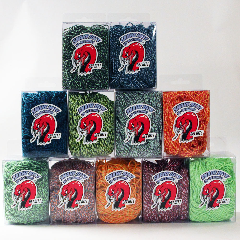 100 Pack Snake Bite String- 100% Multi color Polyester Yo-Yo Strings - YoYoSam