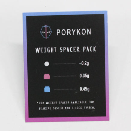 PoryKon Weight Spacer Pack for Yo-Yo Counterweight - YoYo Counter Weight Spacer Pack - YoYoSam