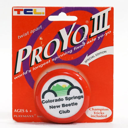 ProYo III Special Edition RARE Colorado Springs New Beetle Club Custom Vintage Yo-Yo - YoYoSam