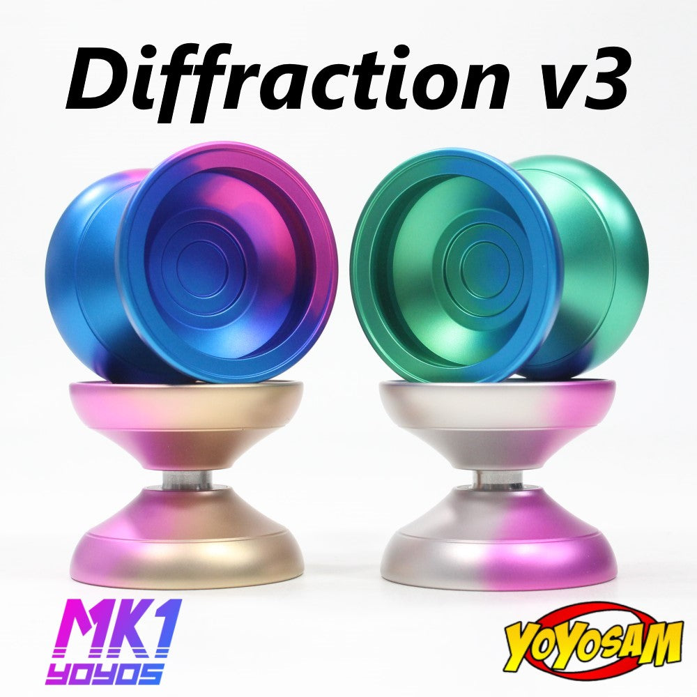 QuinRose　ブロマイド MK1 Diffraction v3 Yo-Yo - Finger Spin - Mono-Metal YoYo