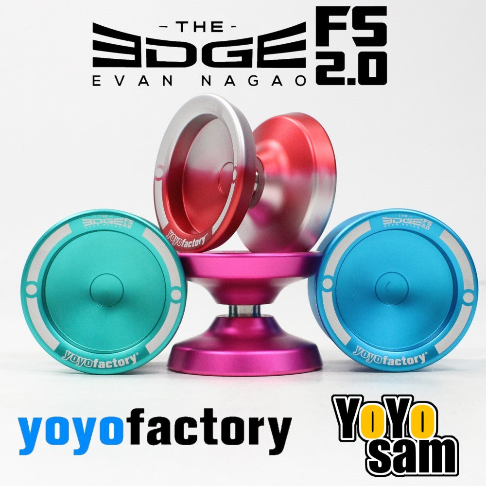 YoYoFactory Edge FS 2.0 Yo-Yo - Evan Nagao Signature Finger Spin YoYo ...