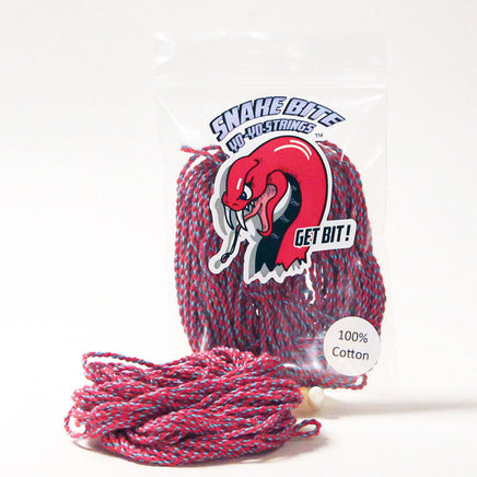 Snake Bite Yo-Yo Strings - 100% Cotton Strings - Snake Bite 10 Pack - YoYoSam