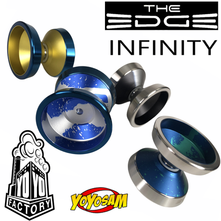 YoYoFactory Edge Infinity Yo-Yo - Evan Nagao Signature Bi-Metal YoYo - YoYoSam