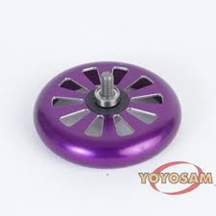 Custom Products MAG Turbine Yo-Yo - Green and Purple - YoYoSam