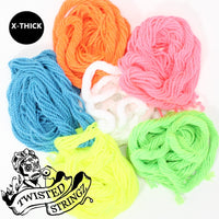 Twisted Stringz Yo-Yo Strings - Polyester - Solid Extra Thick YoYo String - 10 Pack - YoYoSam