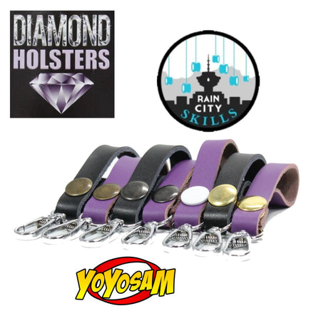 Rain City Skills Diamond Yo-Yo Holsters - Leather YoYo Holder - YoYoSam