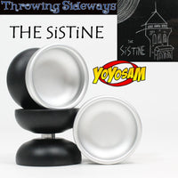 Throwing Sideways & Friends The Sistine Yo-Yo - Aluminum Blasted YoYo