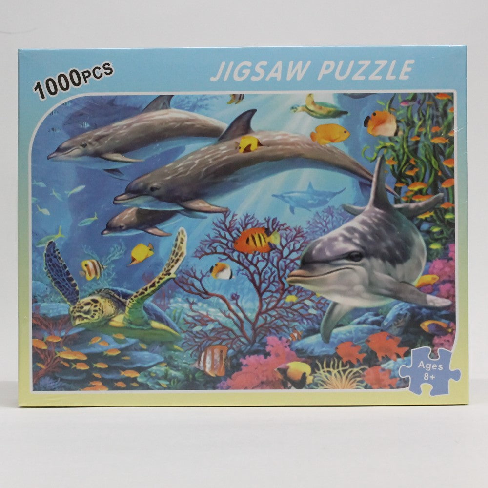 DCBA HGFE 1000 Piece Jigsaw Puzzle - 27.55 x 19.68 in - Learning Tool - Brain Teaser - Memory Game - YoYoSam