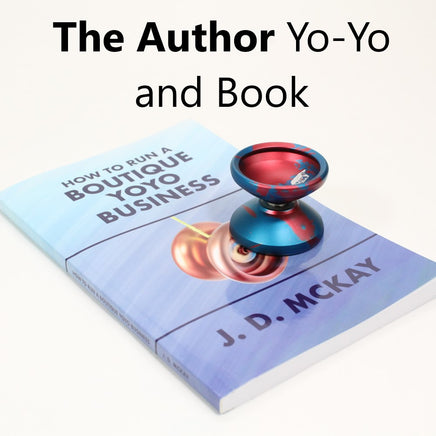 Rain City Skills The Author Yo-Yo - Powerful Light Weight YoYo - Includes J.D. McKay's Book “How to Run a Boutique Yoyo Business” - YoYoSam