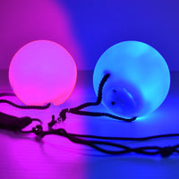 Zeekio Beginner to Pro LED Poi, 6 Different Settings, Multi-color LED Lights, Great for Raves and Carnivals