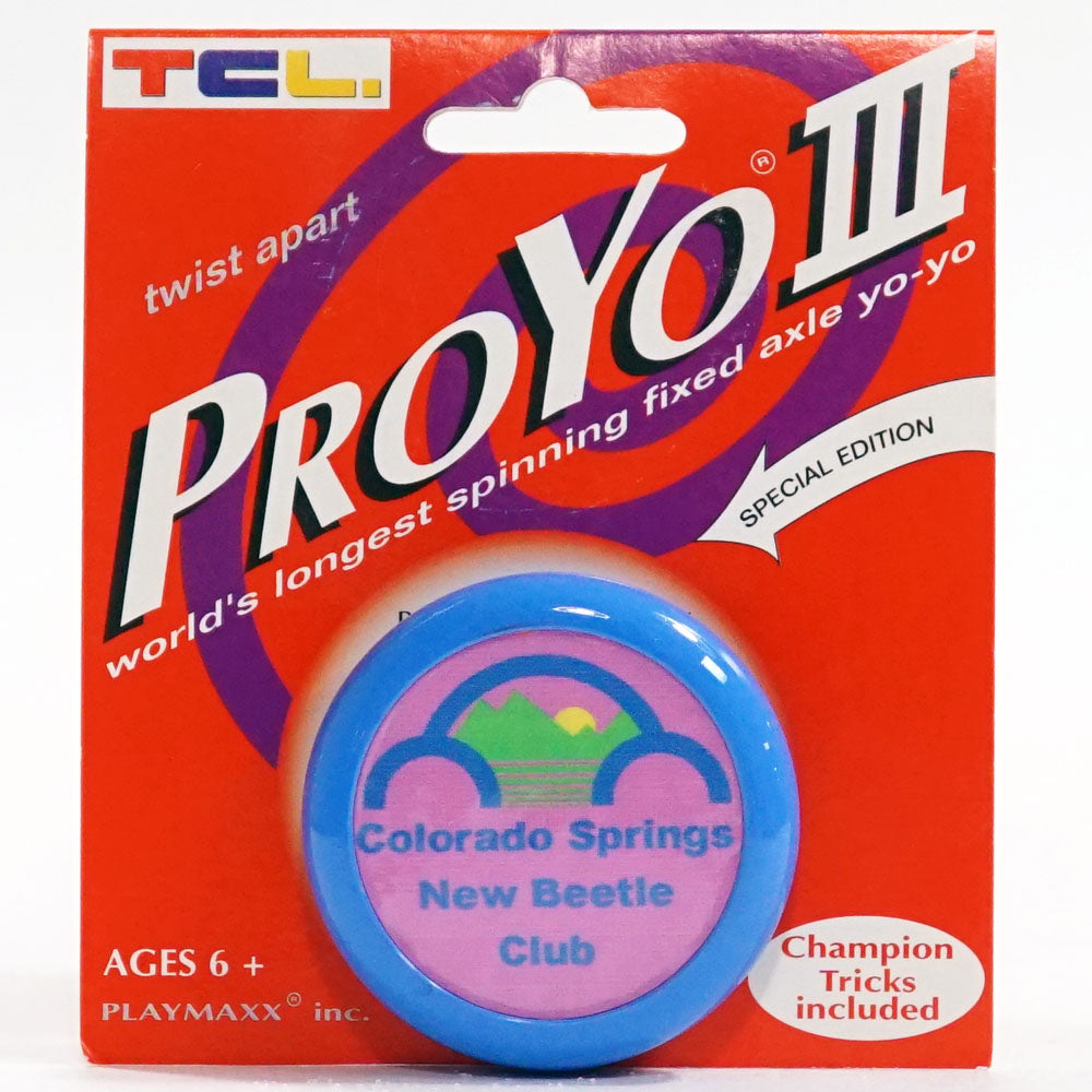 ProYo III Special Edition RARE YoYoSpin Colorado Springs New Beetle Club Custom Vintage Yo-Yo - YoYoSam