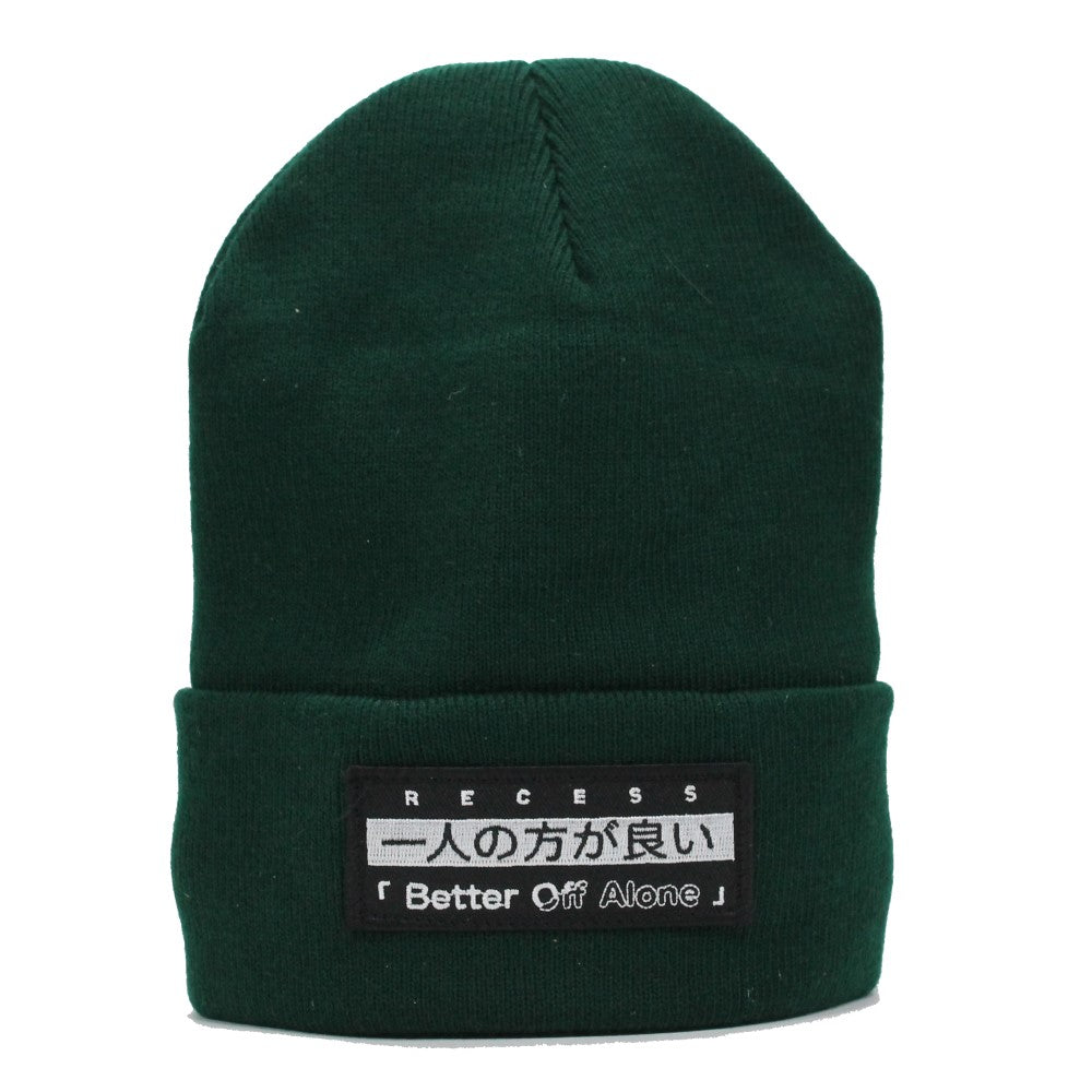 Recess Yo-Yo "Better Off Alone" Beanie -Knit Hat - YoYoSam