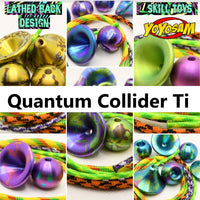 Lathed Back Design Quantum Colliders Singularity Begleri - Titanium Edition - Skill Toy