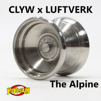 CLYW x LUFTVERK The Alpine Yo-Yo - Titanium YoYo