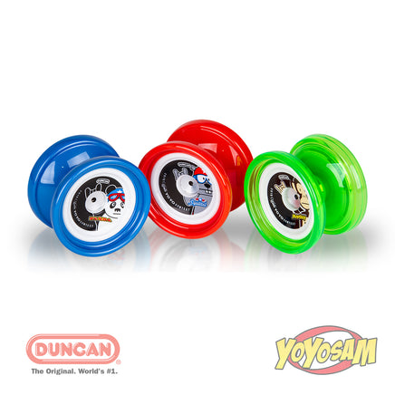 Duncan Big Fun Yo Yo Fingerspin Ready Long Spin Time Polycarbonat YoYoSam