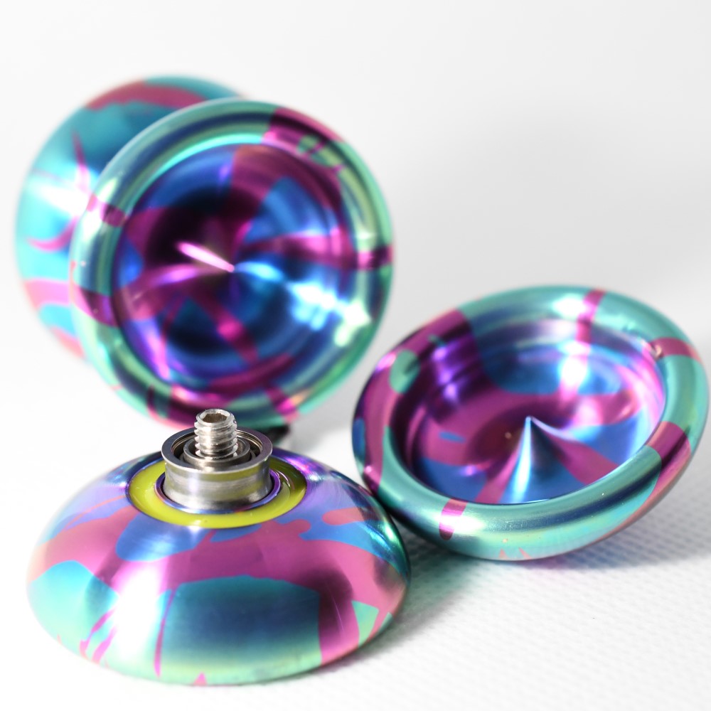 NEW Light-Up Blue YOYO Classic See Through Yo Yo w/Clutch