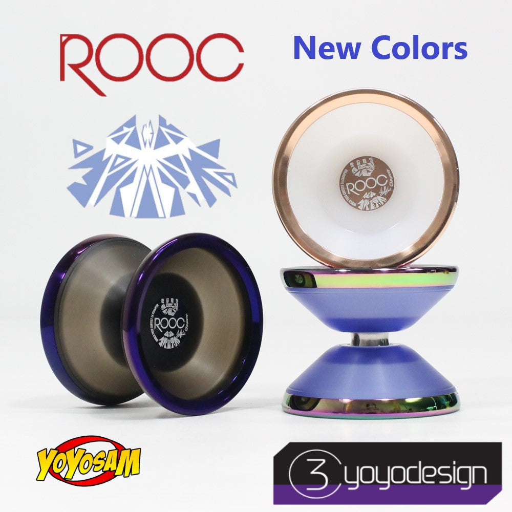 C3yoyodesign ROOC Yo-Yo - Polycarbonate Body with Stainless Steel Rim -  Shinya Kido Signature YoYo