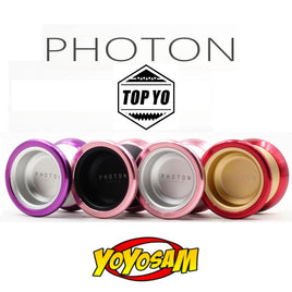 TOP YO Photon Yo-Yo - 7003 Aluminum Body - 7075 Aluminum Rim - Undersized Bi-Metal YoYo - YoYoSam